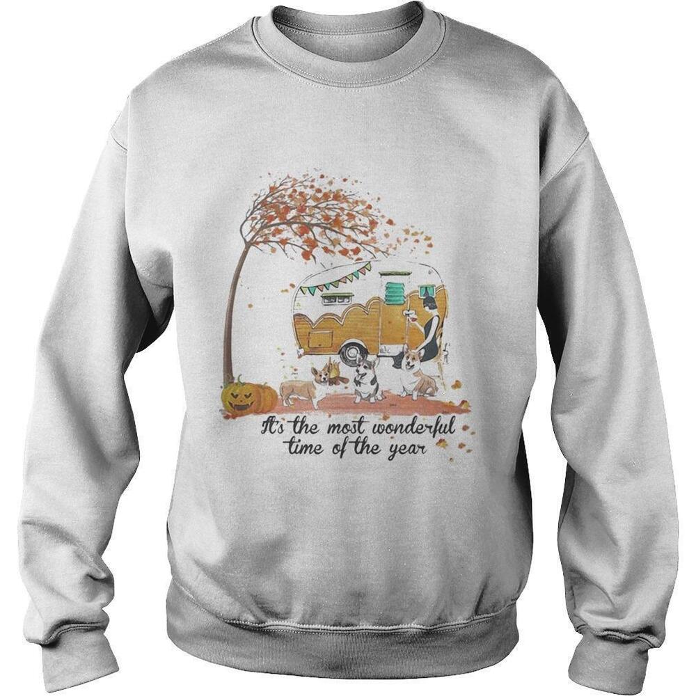 Its The Most Wonderful Time Of The Year Corgi Halloween Sweatshirt